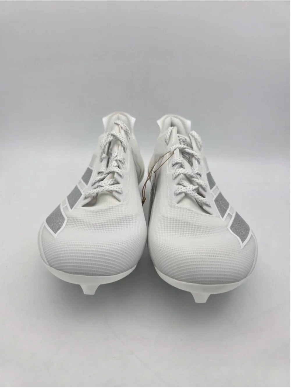 Adidas Adizero Electric Football Cleats Men's White Silver Shoes IE6286 Sz 8